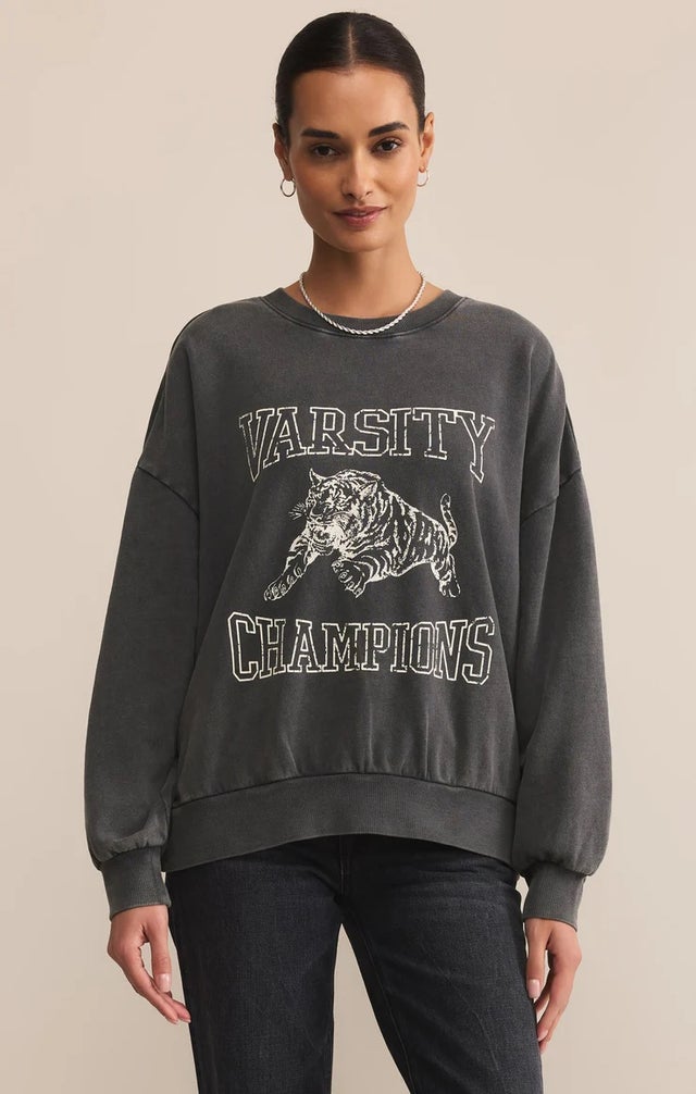 SPECAL GUEST EASY CREWNECK グレー SPORT-TEK Unisex Super Heavyweight Crewneck Sweatshirt